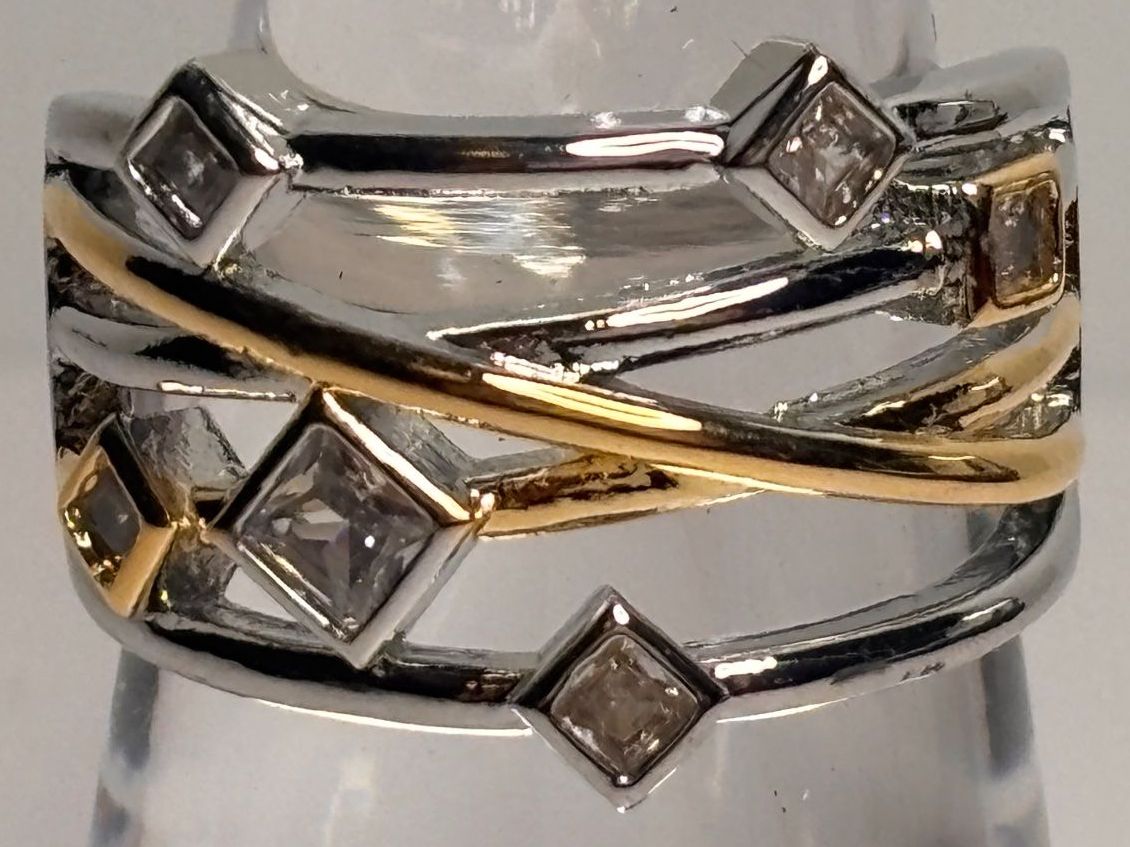 Anelli: Bague entrelacée brillants ✨ – Nuovo (secondo la descrizione) da Lausanne venduto da mel2dreams