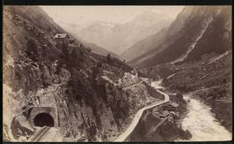 Fotografie Wassen, Blick in das Reusstal