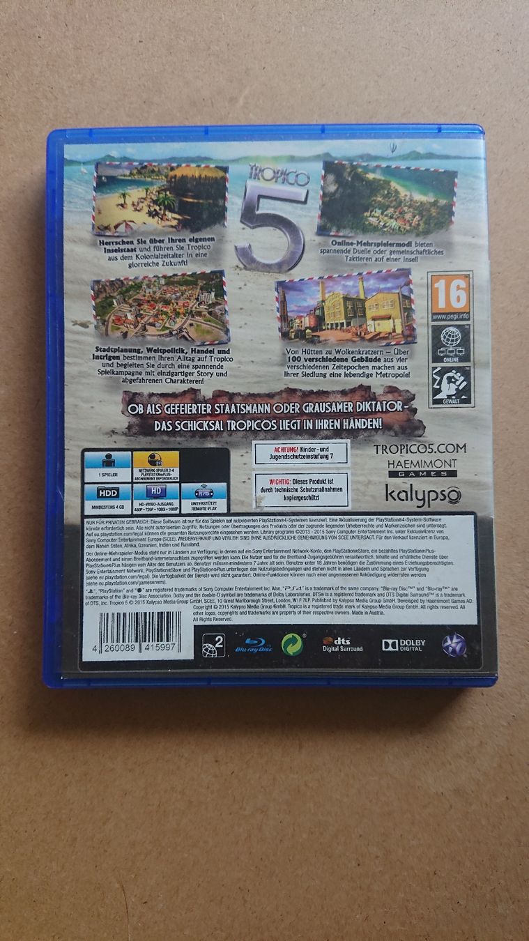 Giochi: Tropico 5 PS4 Limited Day One Edition  – Usato da Chur venduto da FreakofRarity 1