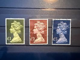 3er Set Briefmarken