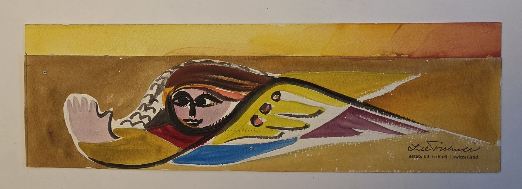 Dipinti: Lill Tschudi Original,  23cmx8cm – Usato da Emmenbrücke venduto da Kunstankaufverkauf 3