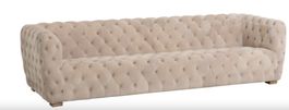 Mega schön / Sofa Chester beige Samt Stoff JL  🤎💛