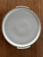 Servierplatte Porzellan Schweizer Langenthal Goldrand 38cm
