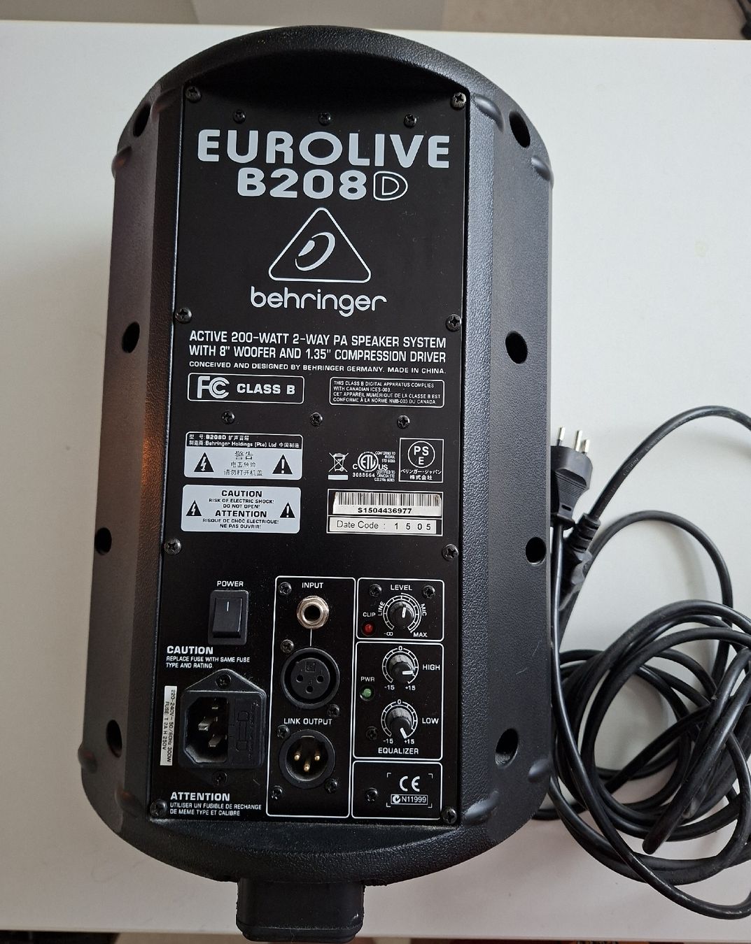 Behringer Casse acustiche: Enceinte active Behringer Eurolive B208D 200W noire – Usato da Villeneuve VD venduto da mat_mrh7