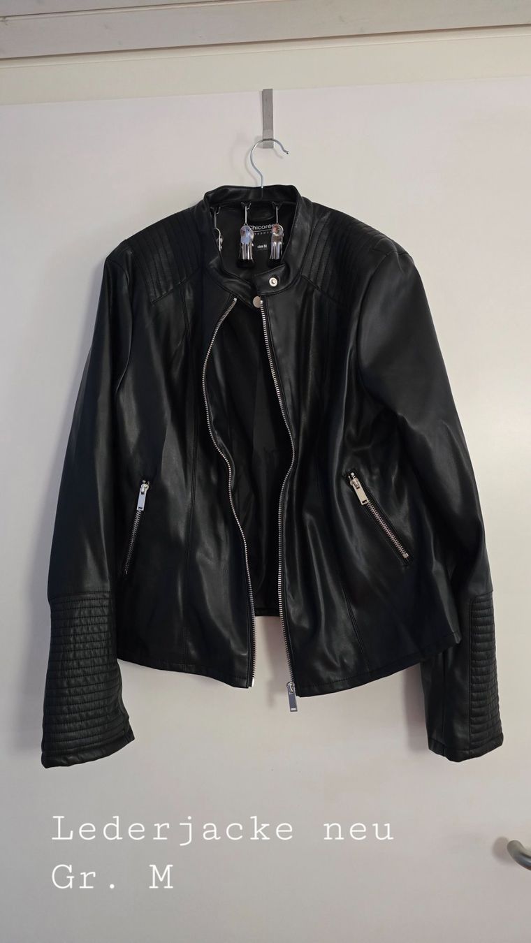 Jacken: Kunstleder Jacke Gr. M – Neu (gemäss Beschreibung) aus Sumiswald von van_tfv5