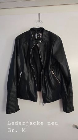 Kunstleder Jacke Gr. M