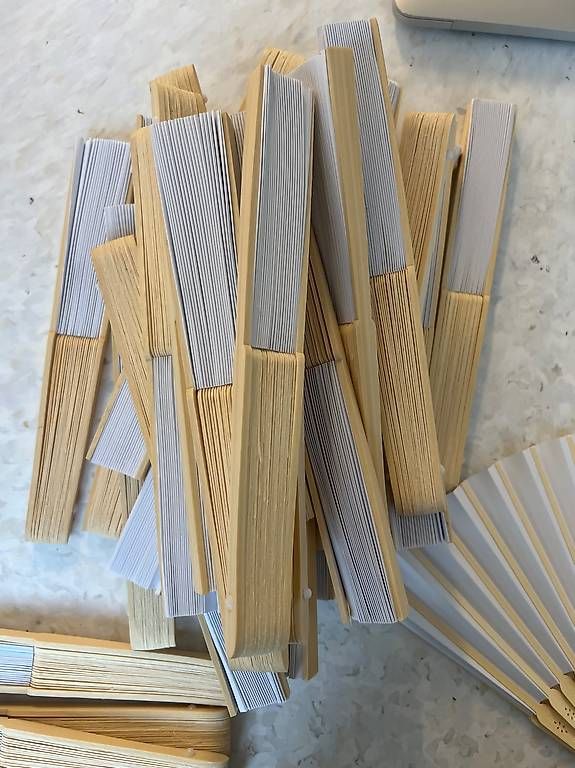 Tutte le decorazioni: 30 Papier/Bambus Fächer – Usato da Wangen ZH venduto da fra_d787 1