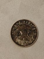 Münze Ost Afrika 1 Shilling Silber 1921