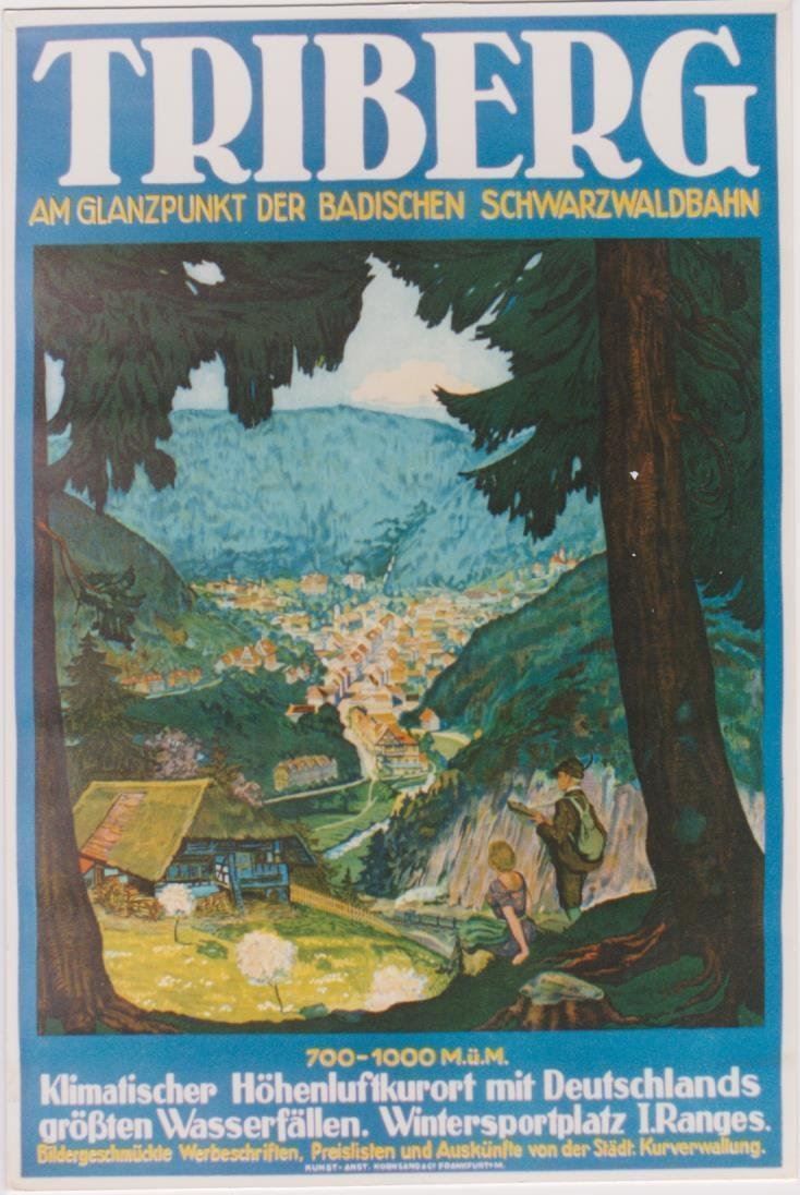 Foto & Immagini: TRIBERG SCHWARZWALDBAHN c.1930 - Original Plakat – Usato da Blonay venduto da postercollection