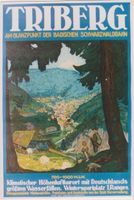 TRIBERG SCHWARZWALDBAHN c.1930 - Original Plakat