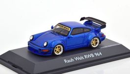 Porsche 911 / 964 RWB Rauh-Welt 1990 blau met.     1:43