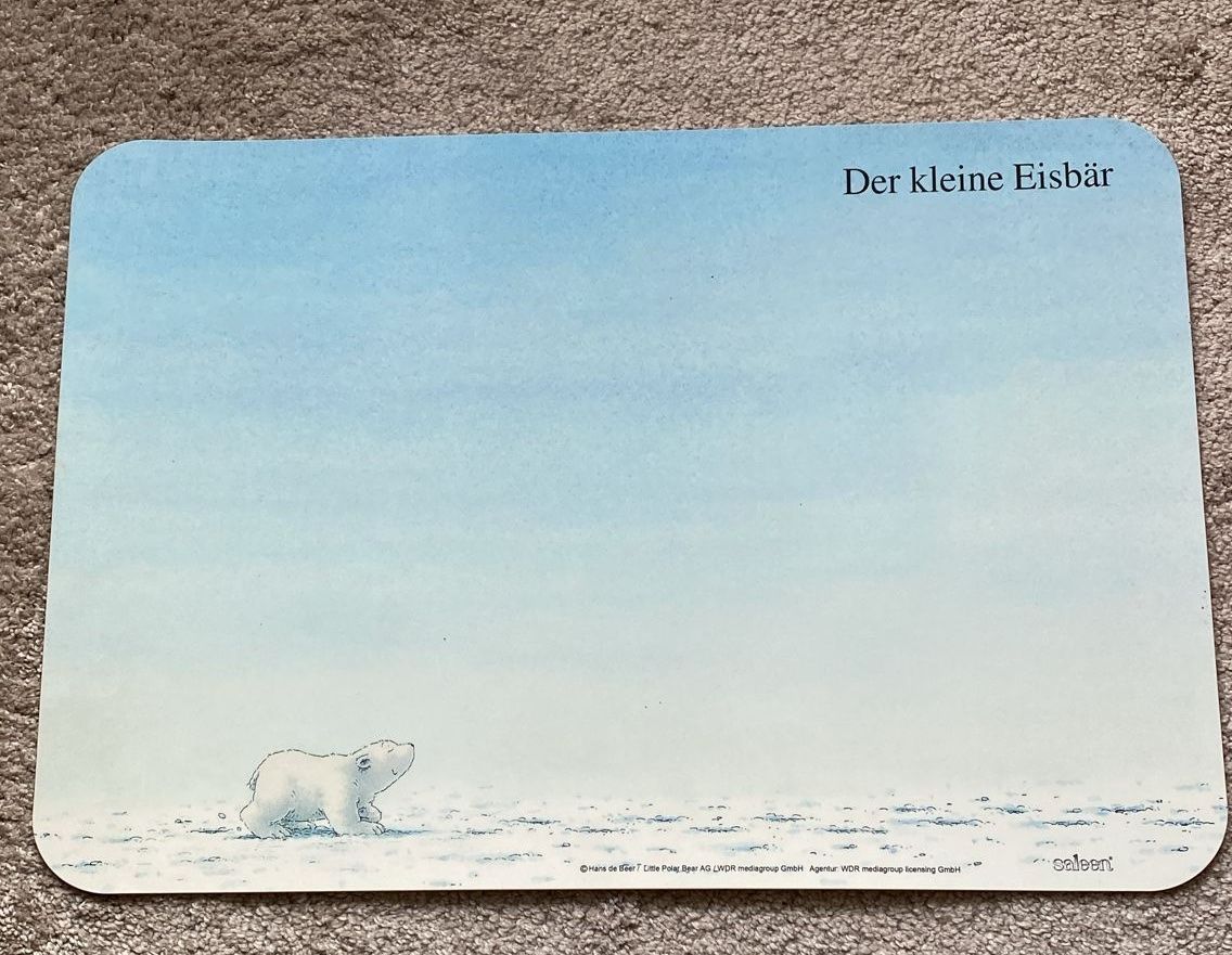 Toutes les décorations: Platzdeckchen "Der kleine Eisbär" – D'occasion à Wagenhausen par M.Sieg