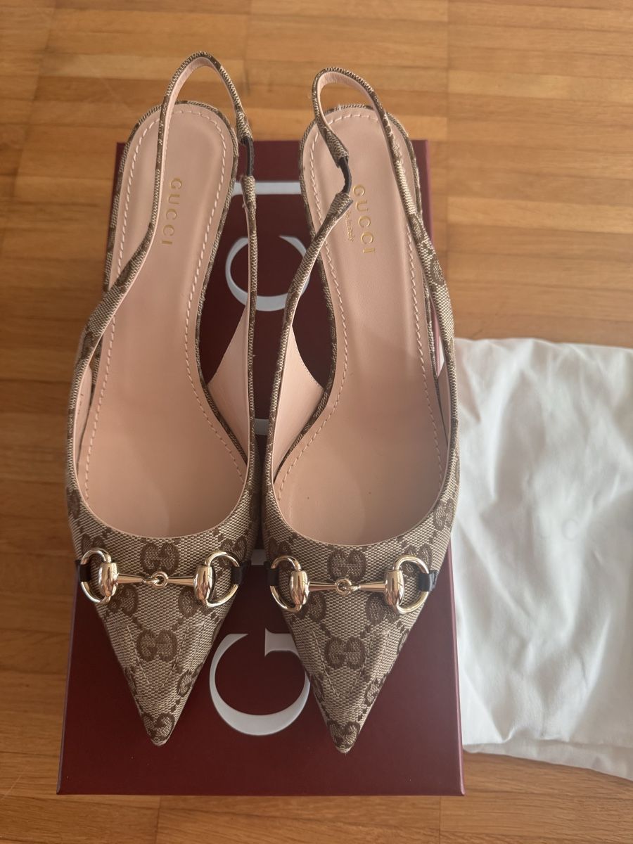 Gucci Scarpe da donna: Gucci slingback pump with Horsebit Gr.38.5 – Nuovo e nell'imballaggio originale da Pfäffikon SZ venduto da EMMA0111