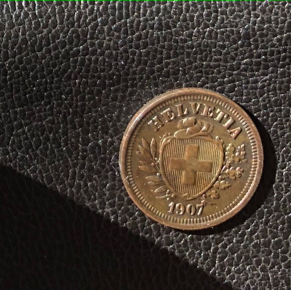 Tutti le monete: 1907 - 1 RAPPEN UNZ – Nuovo (secondo la descrizione) da Courgenay venduto da Kolfree