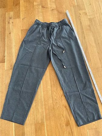 Graue Stoffhose, S, Zara