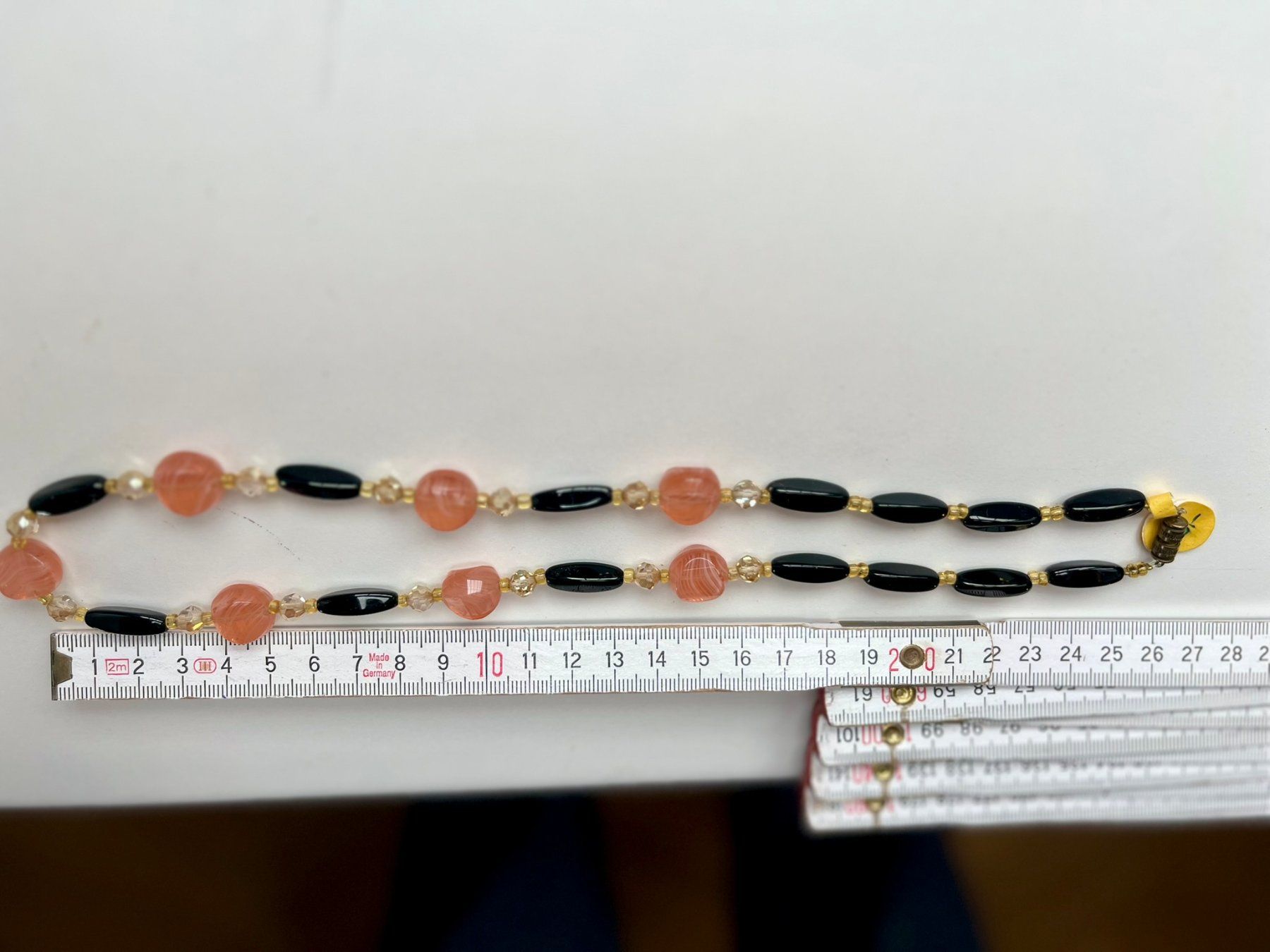 Catenine: Elegante Vintage-Halskette mit Glasperlen – Usato da Wädenswil venduto da Aniares2 5