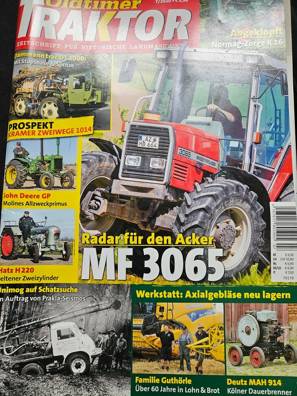 Massey Ferguson Trattori: Oldtimer Traktor 7/20 MF 3065 Unimog John Deere GP Hatz xb – Usato da Flawil venduto da sr1_f6st