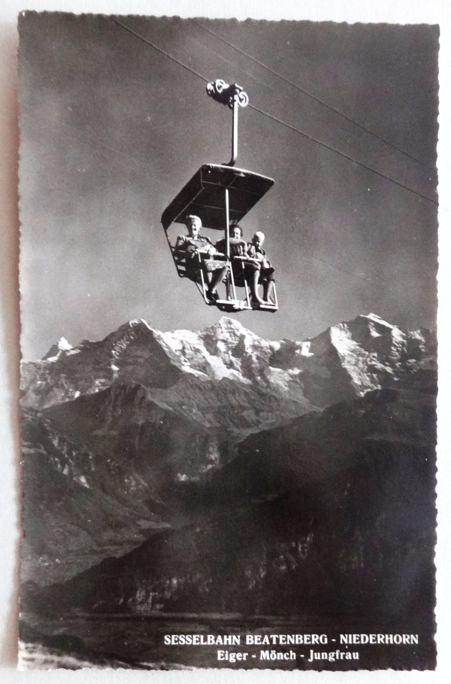 Cartoline postali: Sesselbahn Beatenberg - Niederhorn – Usato da Fétigny venduto da Billy2miny