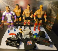 WWE Wrestling Figuren Set MVP Kennedy Marella Batista Zubehö