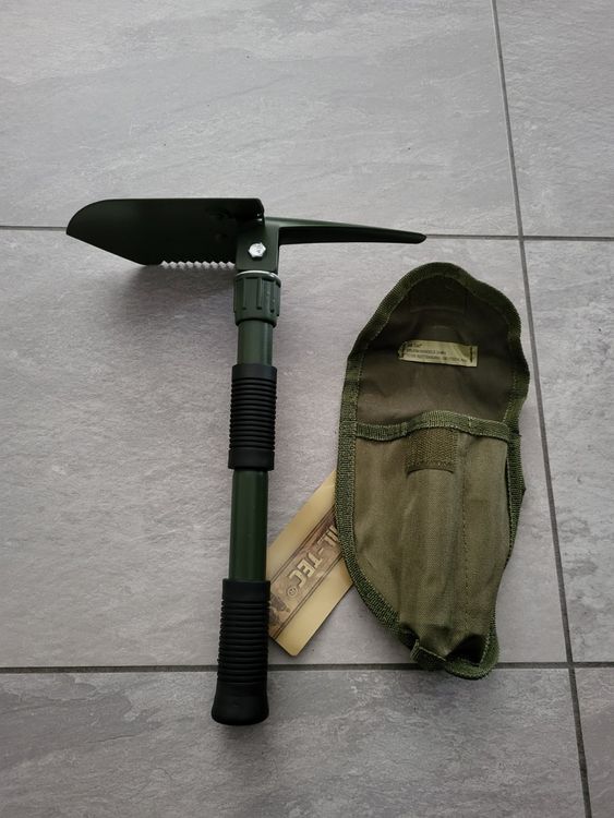 Klappspaten Mit Tasche - Faltbare Pionierschaufel Multifunktional Für Outdoor & Auto