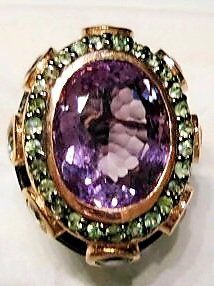 Anelli: Ring Amethyst rosévergoldet Silber Grösse 59 – Nuovo (secondo la descrizione) da Zürich venduto da benedikt12 5