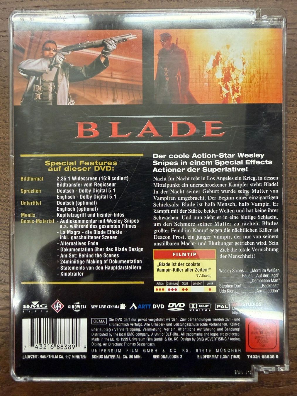 Alle DVDs: Blade – Gebraucht aus Zürich von FilmFreunde 1
