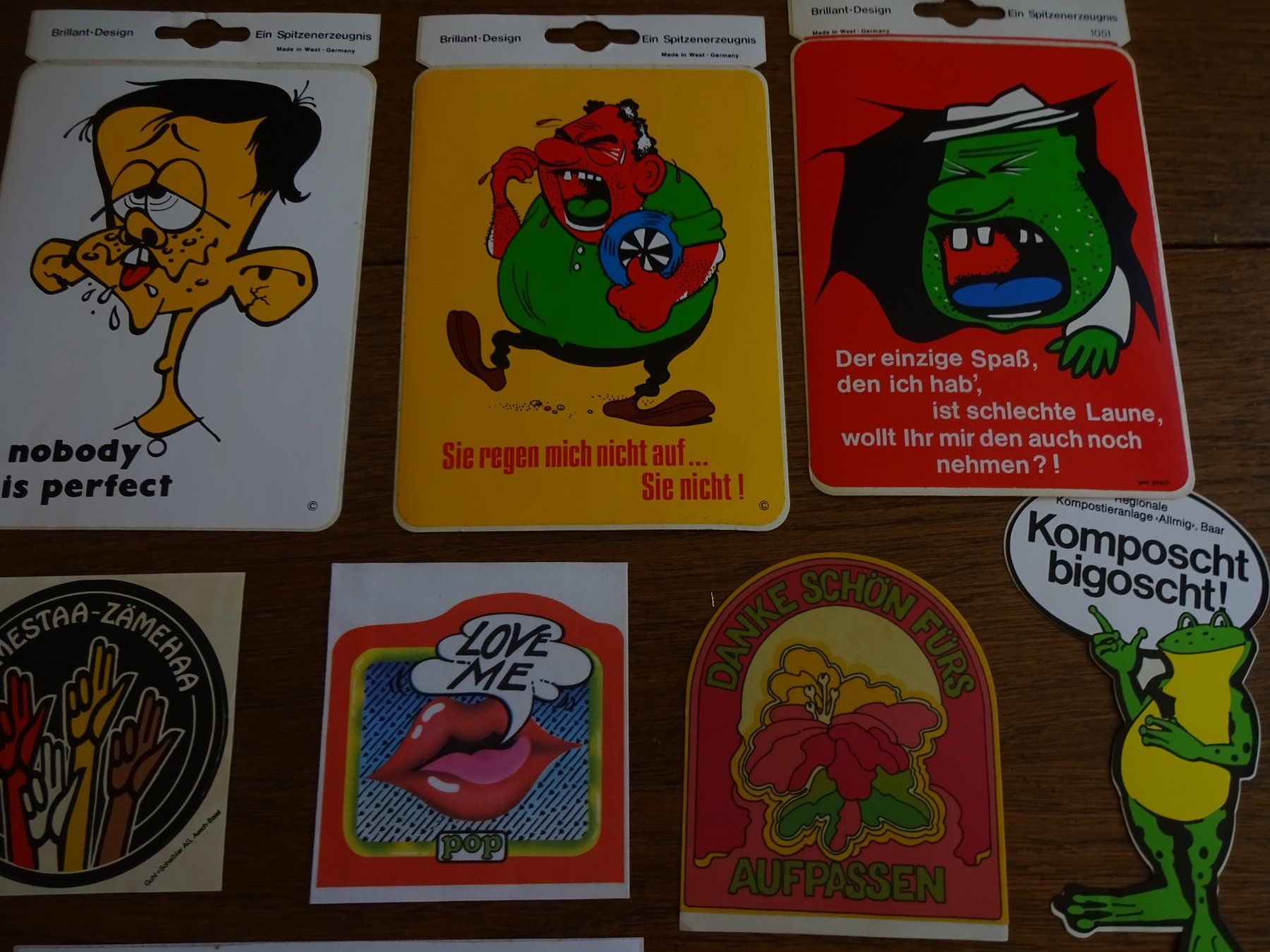 Sticker: alte  Slogans / Sprüche - Aufkleber – Nuovo (secondo la descrizione) da Cham venduto da mktreasure 2