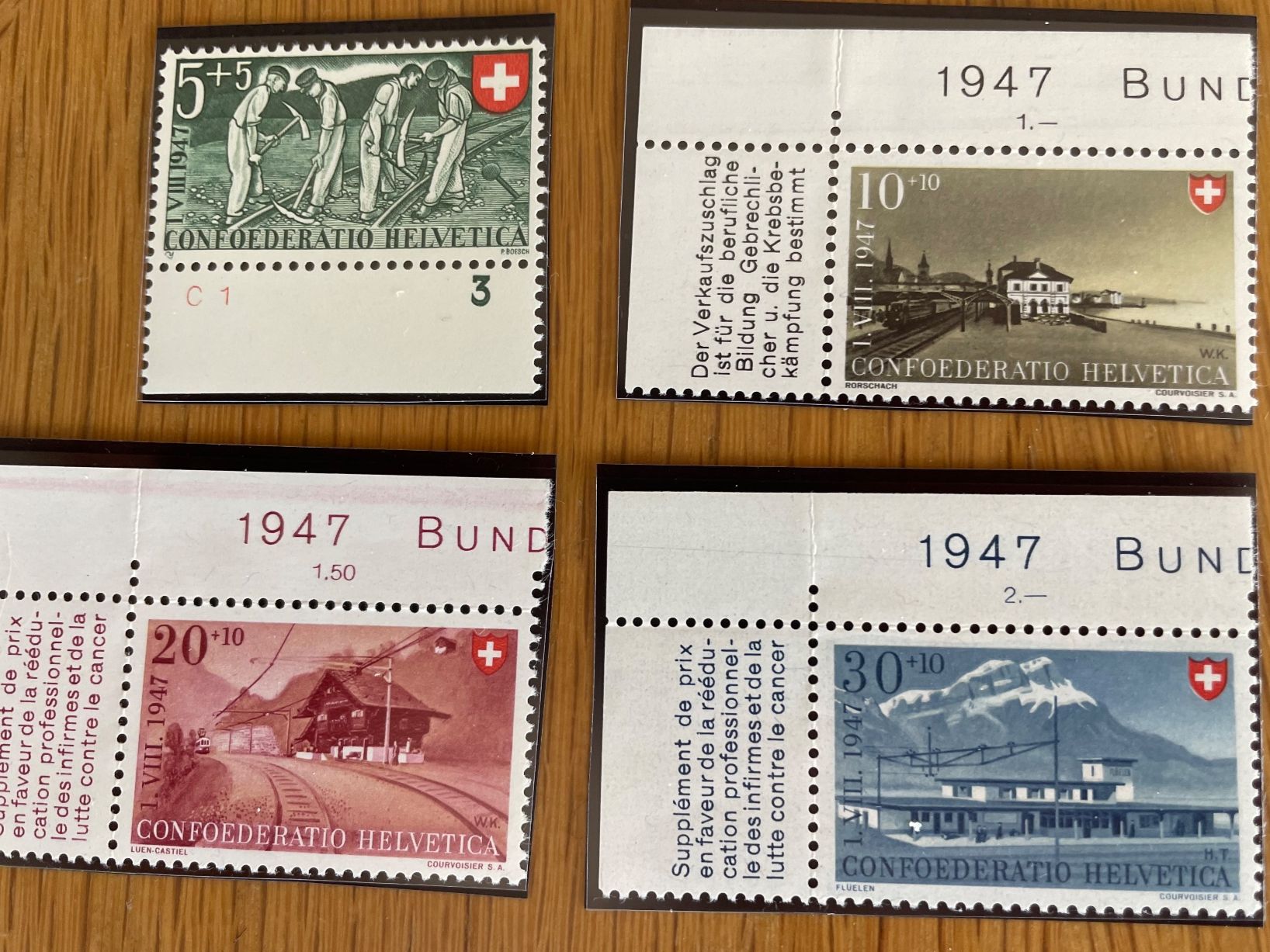 Alle Briefmarken: PP 1947** – Gebraucht aus Sonceboz-Sombeval von Comment2