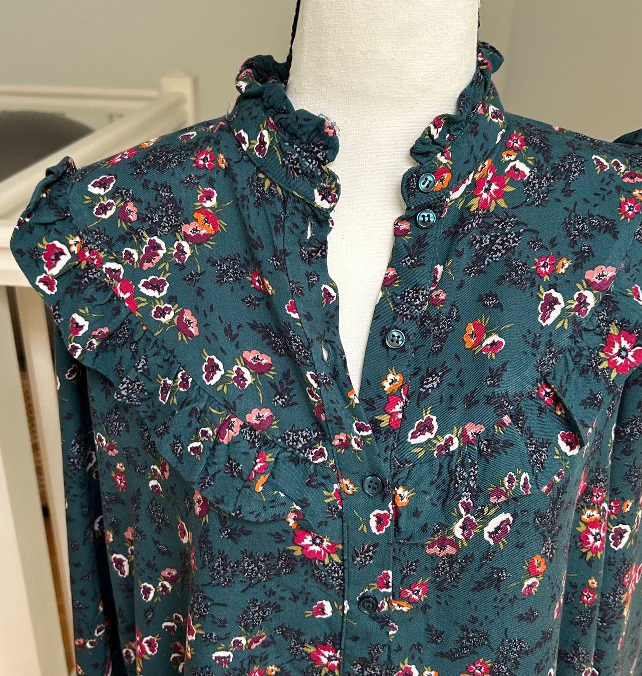Promod Camicette: Bluse von Promod Blumenmuster , Gr. M – Usato da Geneve venduto da jua_b7nb 1