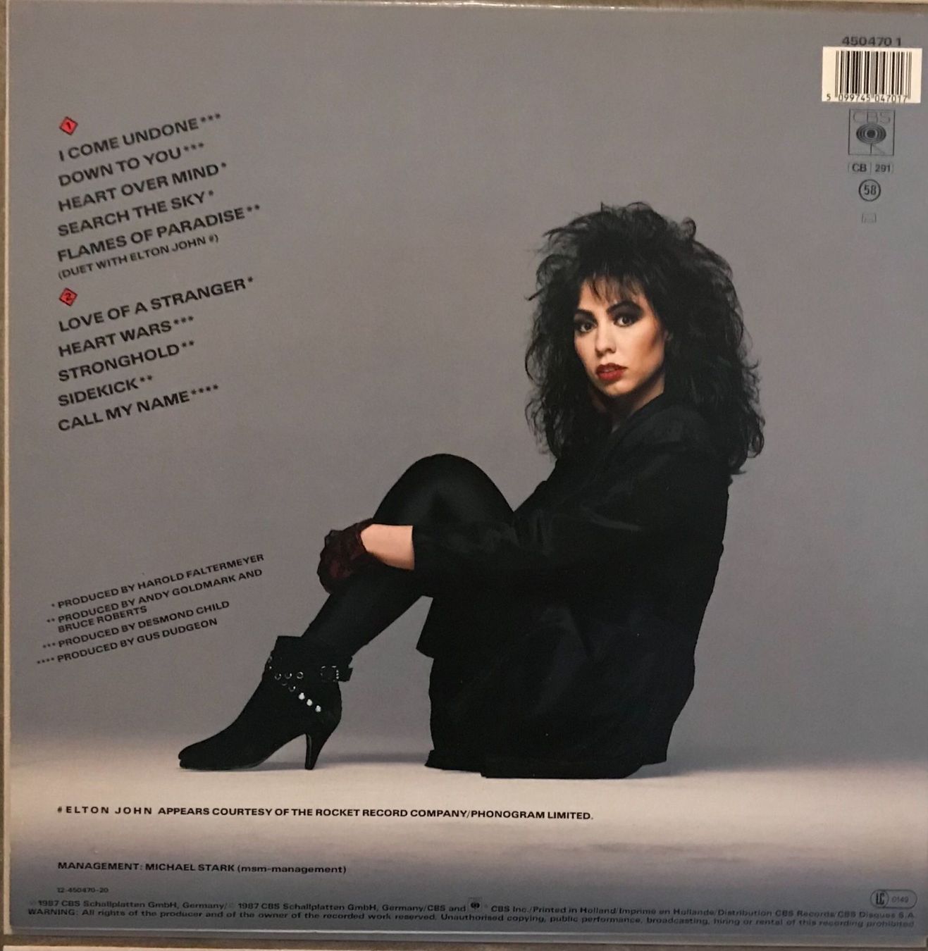 Dischi in vinile: JENNIFER RUSH - HEART OVER MIND - 33 Tours – Usato da Bussigny venduto da vinyl-pas-cher 1
