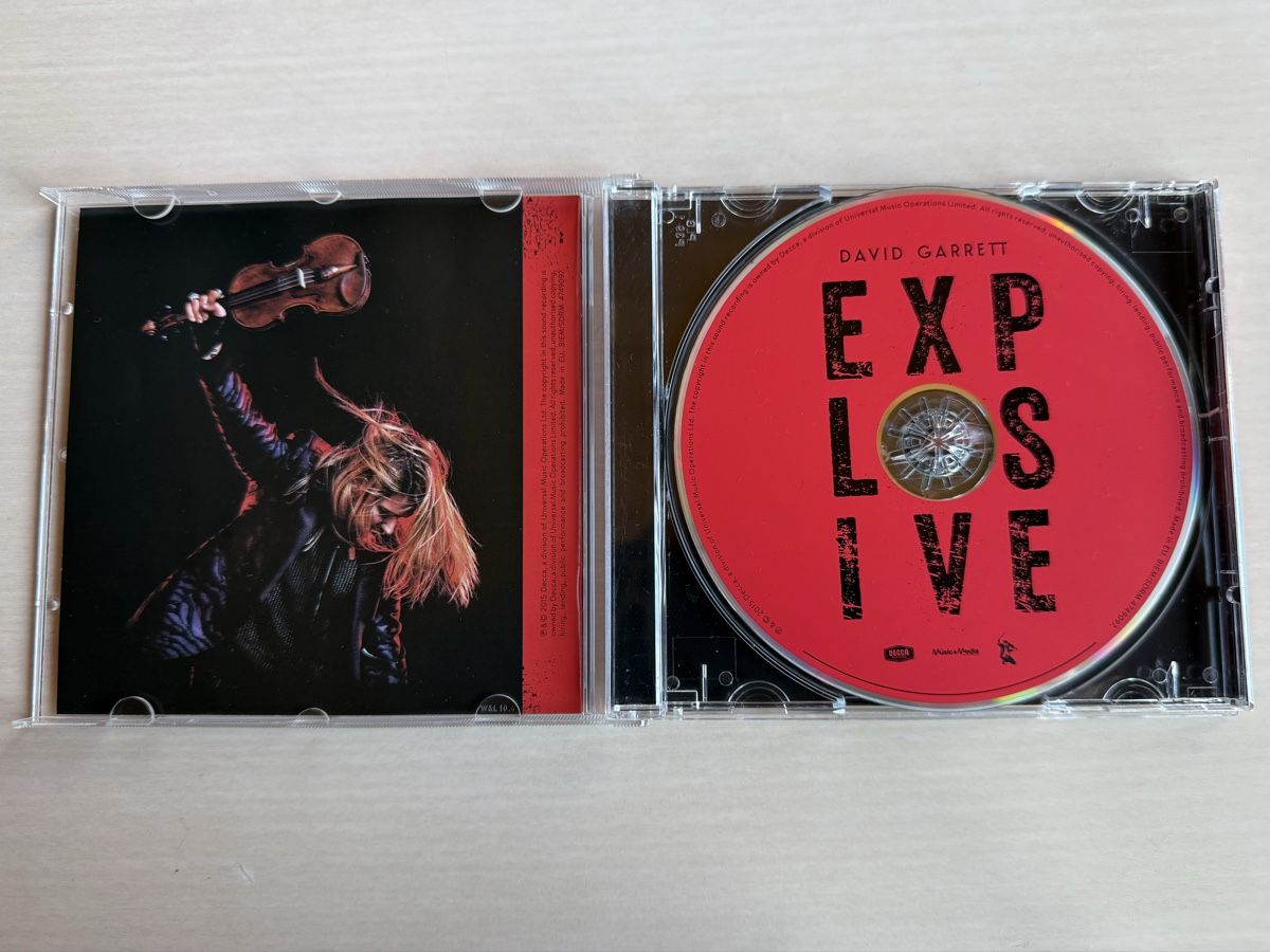 CD: David Garrett - Explosive CD 2015 – Usato da Oberried Brienz venduto da Chyara 2