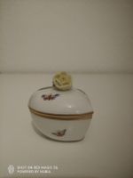 herend hungary handpainted kleine blume schatulle