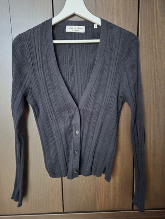 Marc O'Polo Rippstrick-Cardigan schwarz, Gr. M