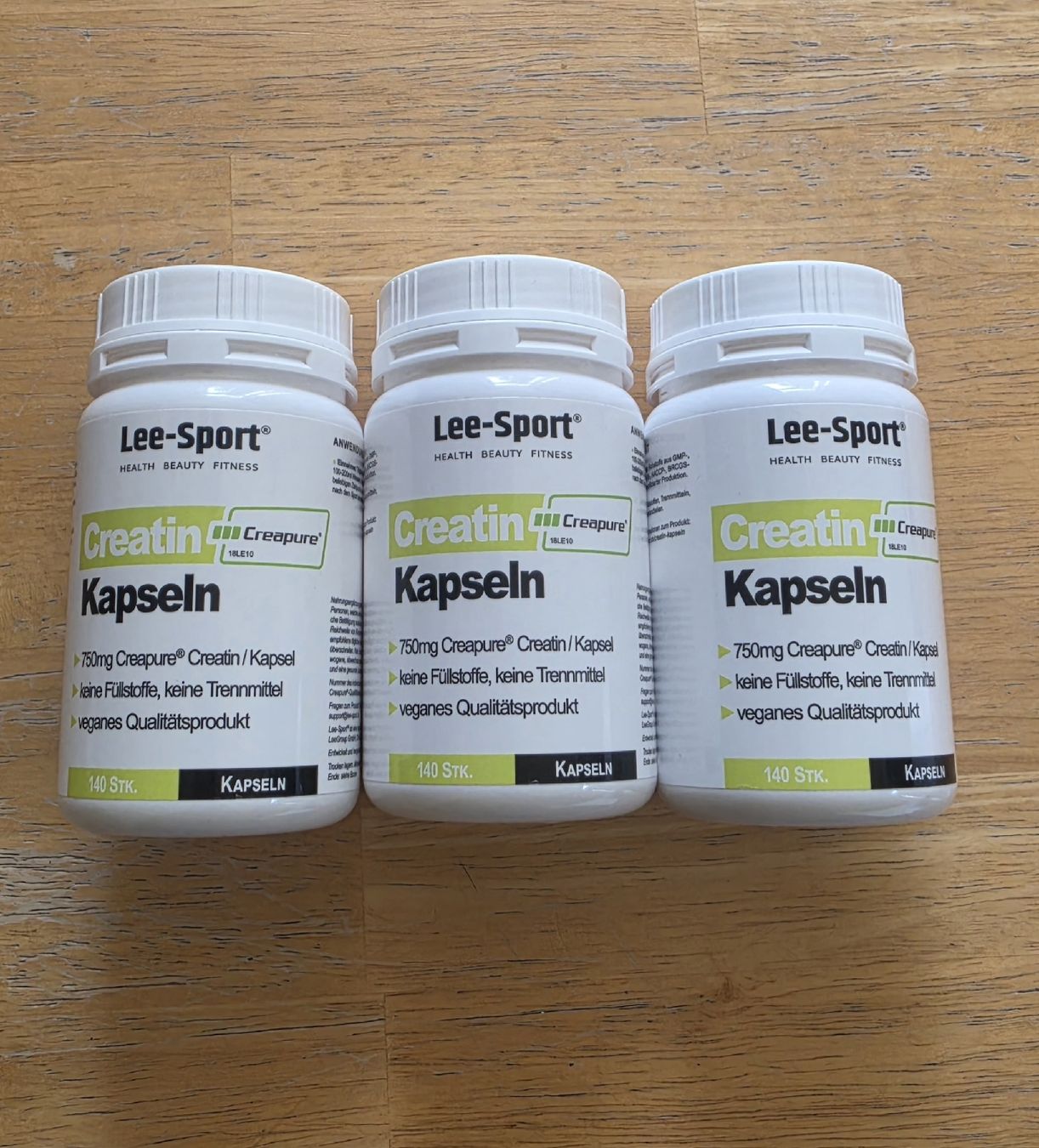 Lee-Sport Cibi & Specialità: 3x Creapure® Creatin Monohydrat | NEU – Nuovo e nell'imballaggio originale da Gerlafingen venduto da SiM_sch 5