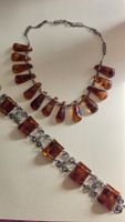 Bernstein Kette und Armband