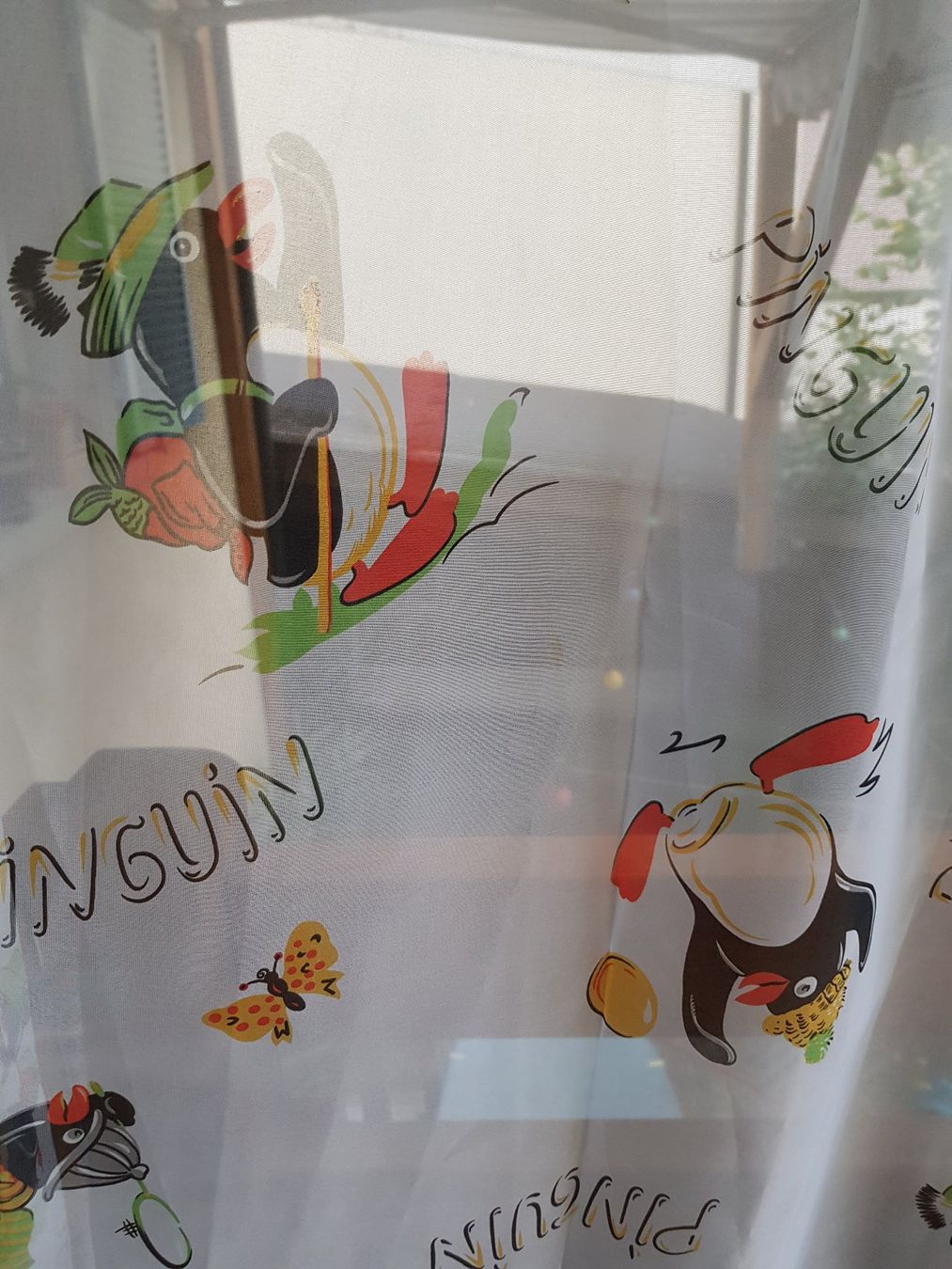 Vorhänge: Zwei Vorhänge Kinderzimmer Pinguin – Gebraucht aus Pieterlen von Dyui 1