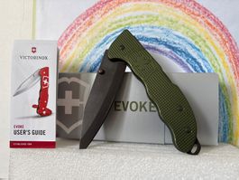 VICTORINOX - Evoke BSH Alox Olive Green - Sackmesser - NEU!