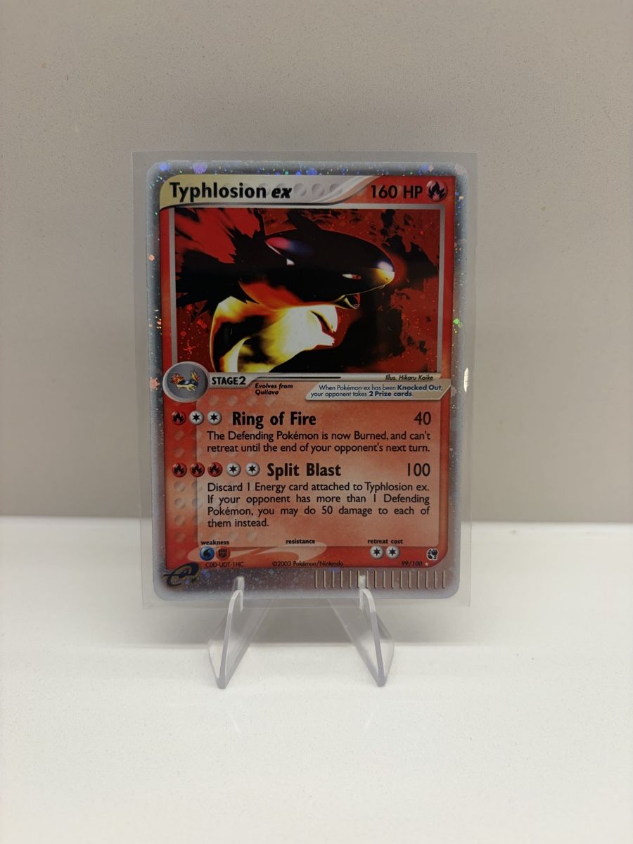 Pokémon Cartes à collectionner: Thyplosion ex Ultra Rare ex Sandstorm 2003 – D'occasion à Arlesheim par WungaBunga
