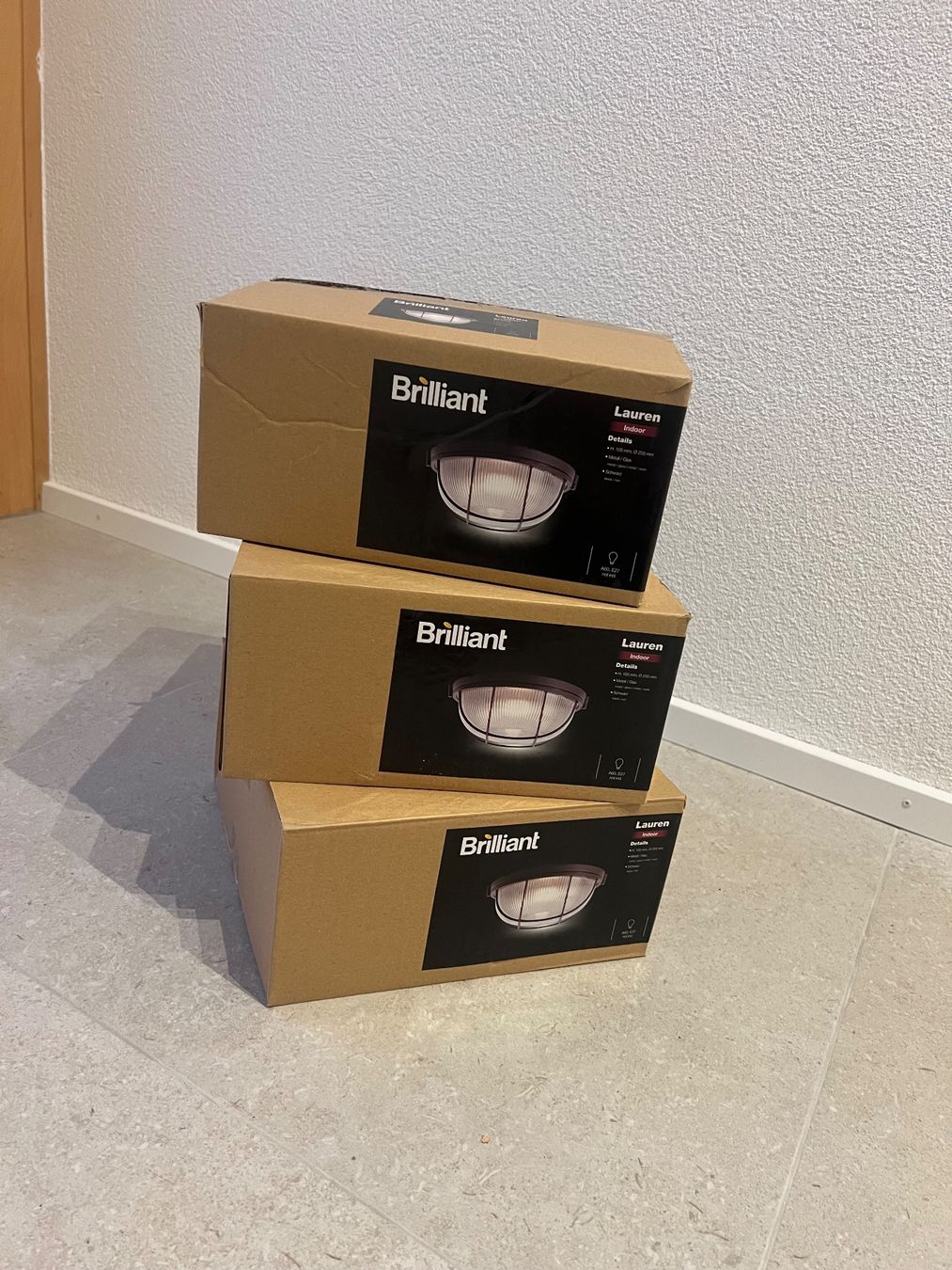Kronleuchter & Deckenlampen: 1x Deckenleuchte Brilliant Lauren, E27, dimmbar- ungebraucht – Neu und originalverpackt aus Bubikon von be_ka