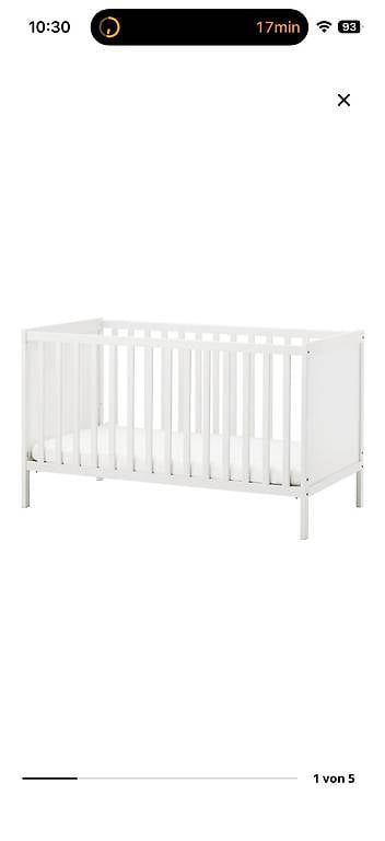 Ikea Letti: Babybett Sundvik inkl. Matratze – Usato da Udligenswil venduto da Krosch87 1