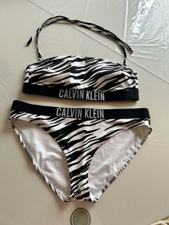 Bikini Calvin Klein, taille M, zébré