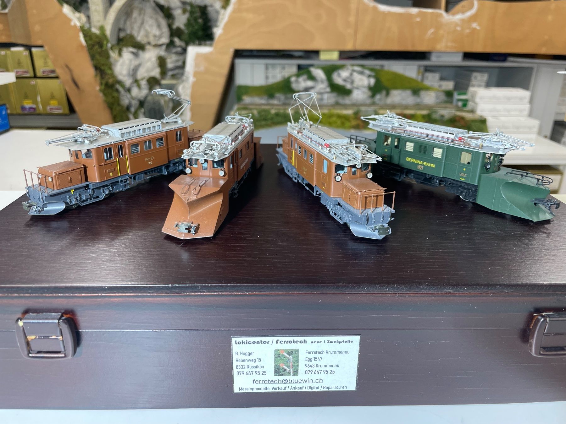 Ferro-suisse Modellini di ferrovie: Ferro Suisse, Bernina Set B – Usato da Krummenau venduto da ferrotech 7