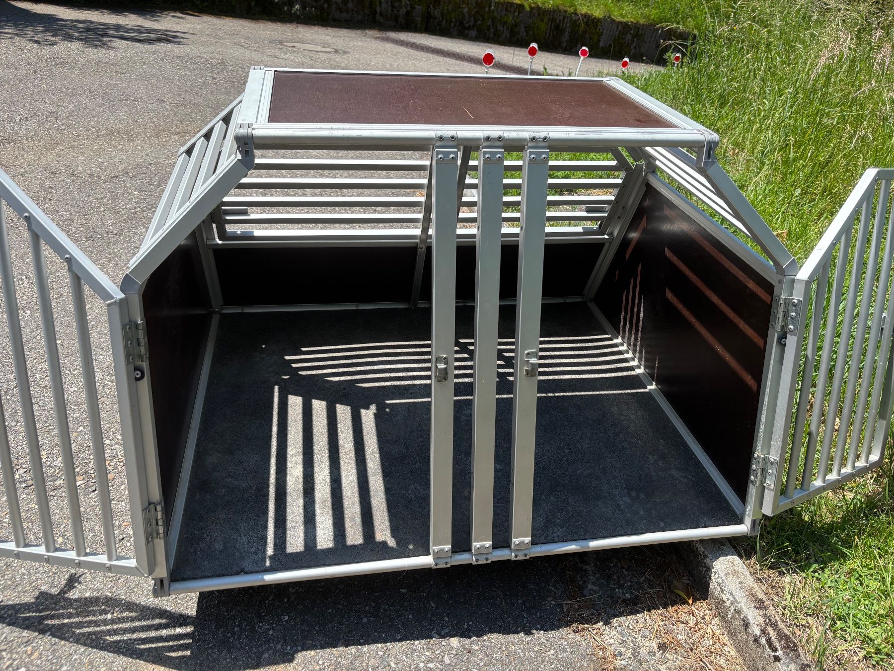 Gabbie, trasporto & Sicurezza: Grosse Schmidt Doppelbox / Hunde Transportbox – Usato da Romont (BE) venduto da Kauer25 3