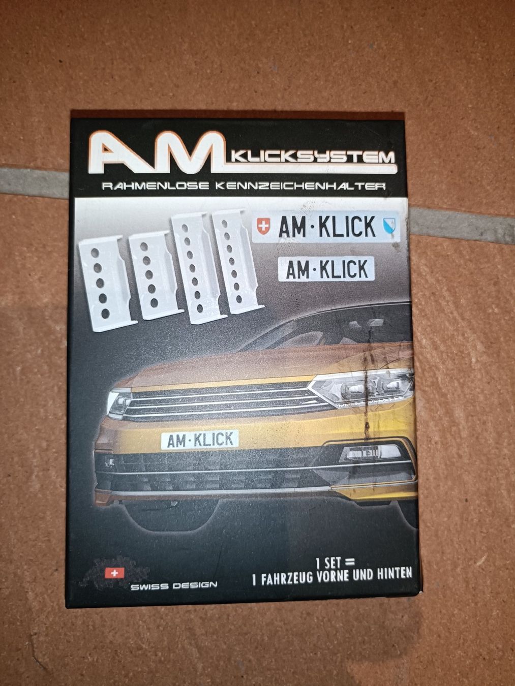 Tutti pezzi di ricambio auto: AM Klick Kennzeichenhalter Rahmensystem Neu – Nuovo e nell'imballaggio originale da Obfelden venduto da Kirinki 1