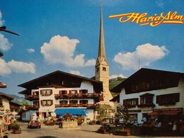 Alte Postkarte Maria Alm Österreich