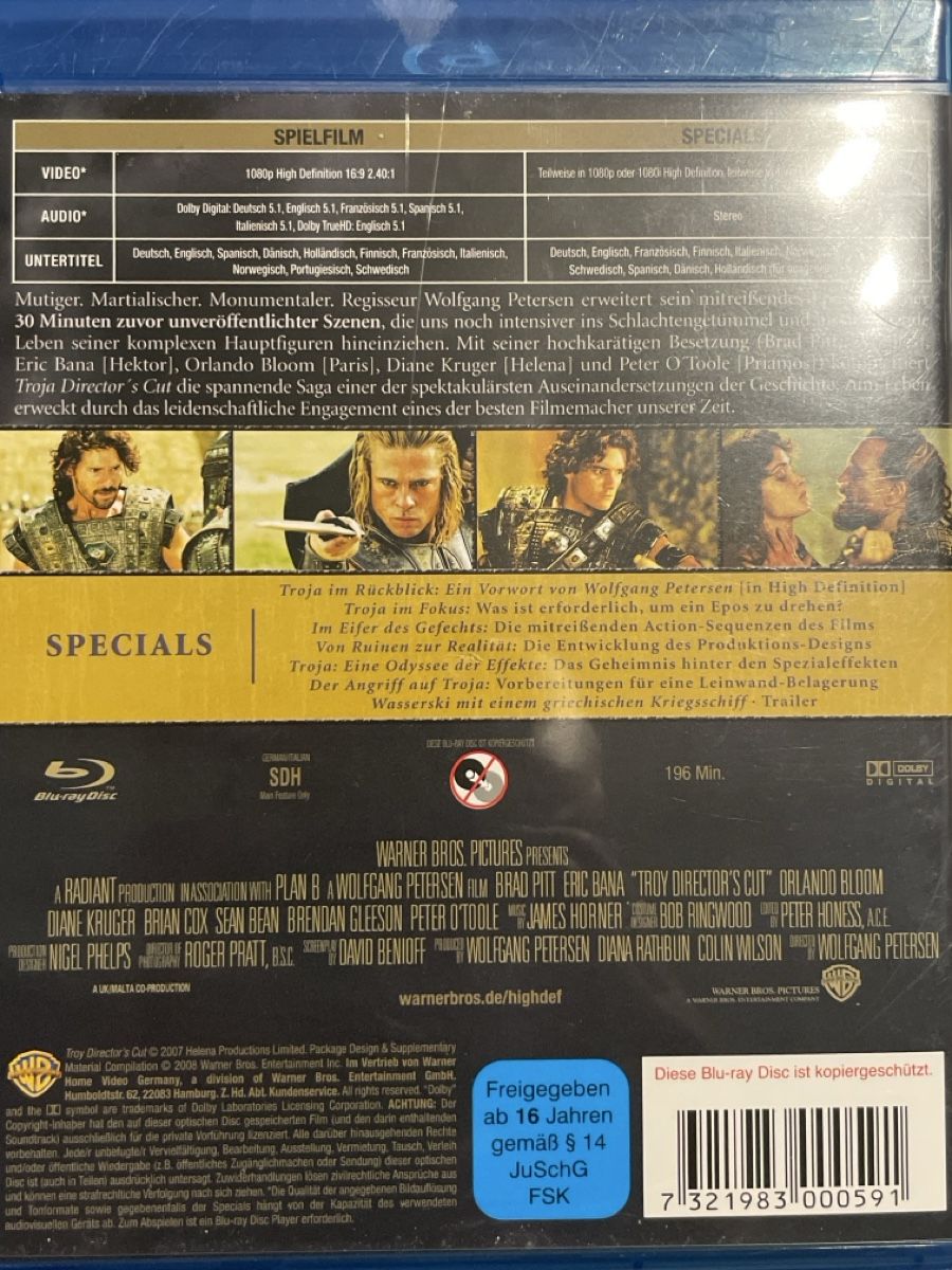 Alle DVDs: Troja (2004) – Gebraucht aus Waldenburg von Gonzo8 1