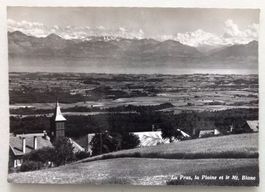 La Praz, la Plaine et le Mt. Blanc