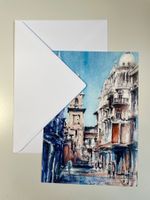 NEU: Aquarell Druck Malerei Poster Grösse A4 mit Umschlag