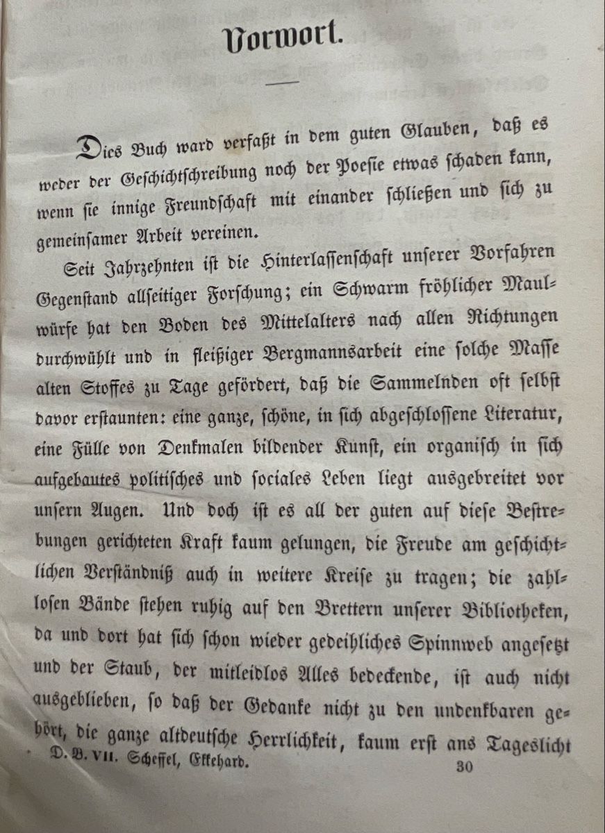 SELTENE ERSTAUSGABE 1855 JOSEPH VICTOR VON SCHEFFEL EKKEHARD (Neu ...