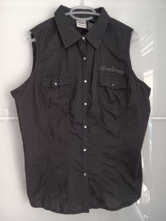 HARLEY-DAVIDSON Blouse sans manche noire taille 2XL (XXL)